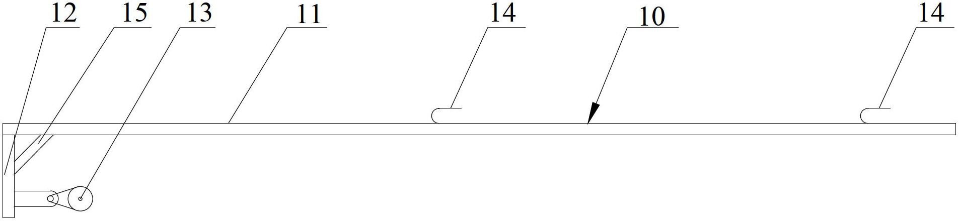 Hoisting tool of wind screen of cooling tower and detaching and installing method of wind screen of cooling tower