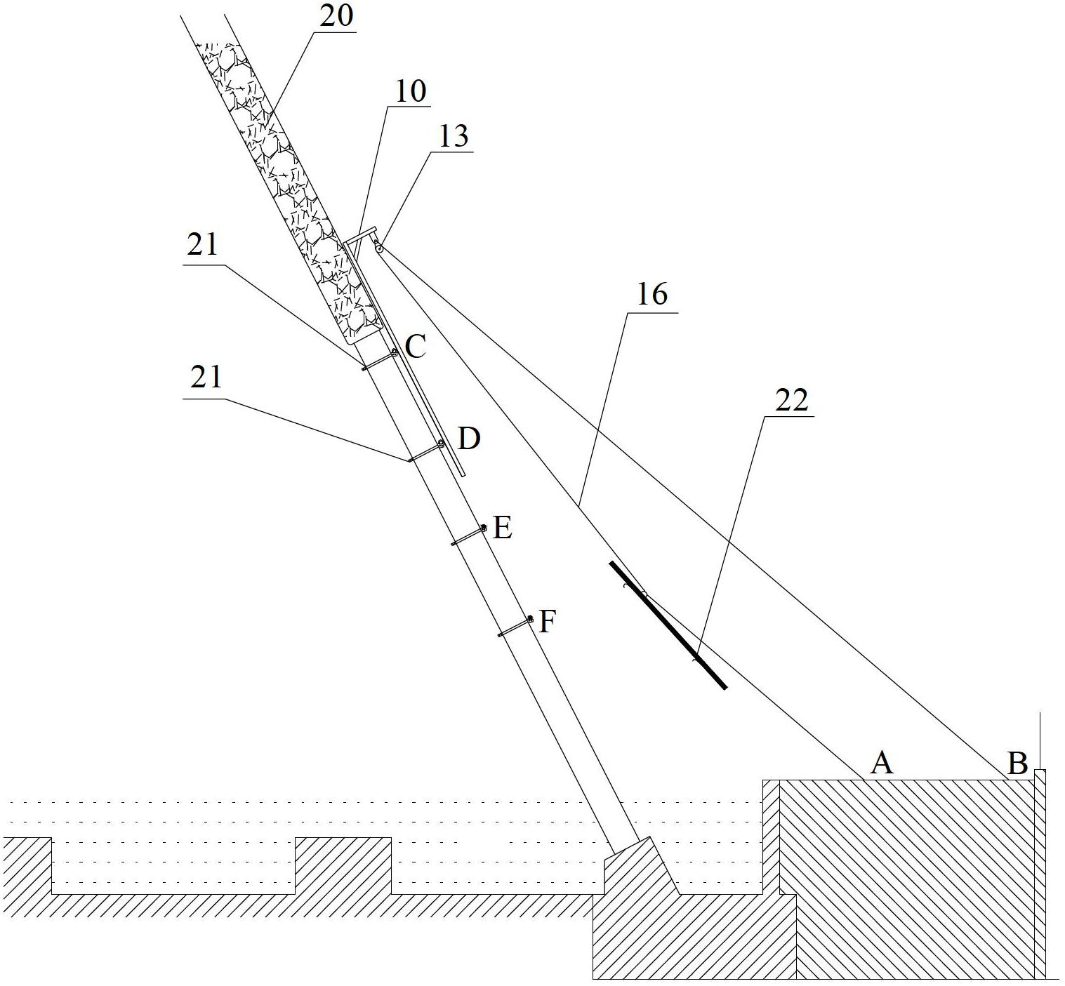 Hoisting tool of wind screen of cooling tower and detaching and installing method of wind screen of cooling tower