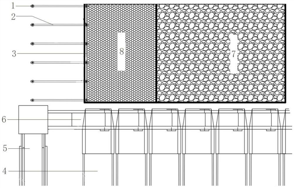 Method for constructing gob-side entry retaining roadside support based on gangue cement-based material