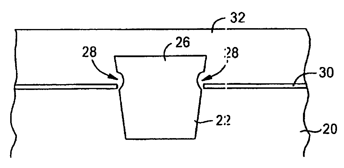 Method of forming a semiconductor arrangement with reduced field-to active step height