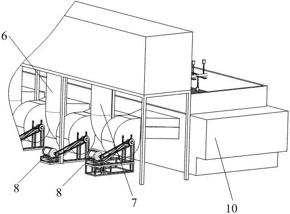 Combined hot air continuous drying equipment