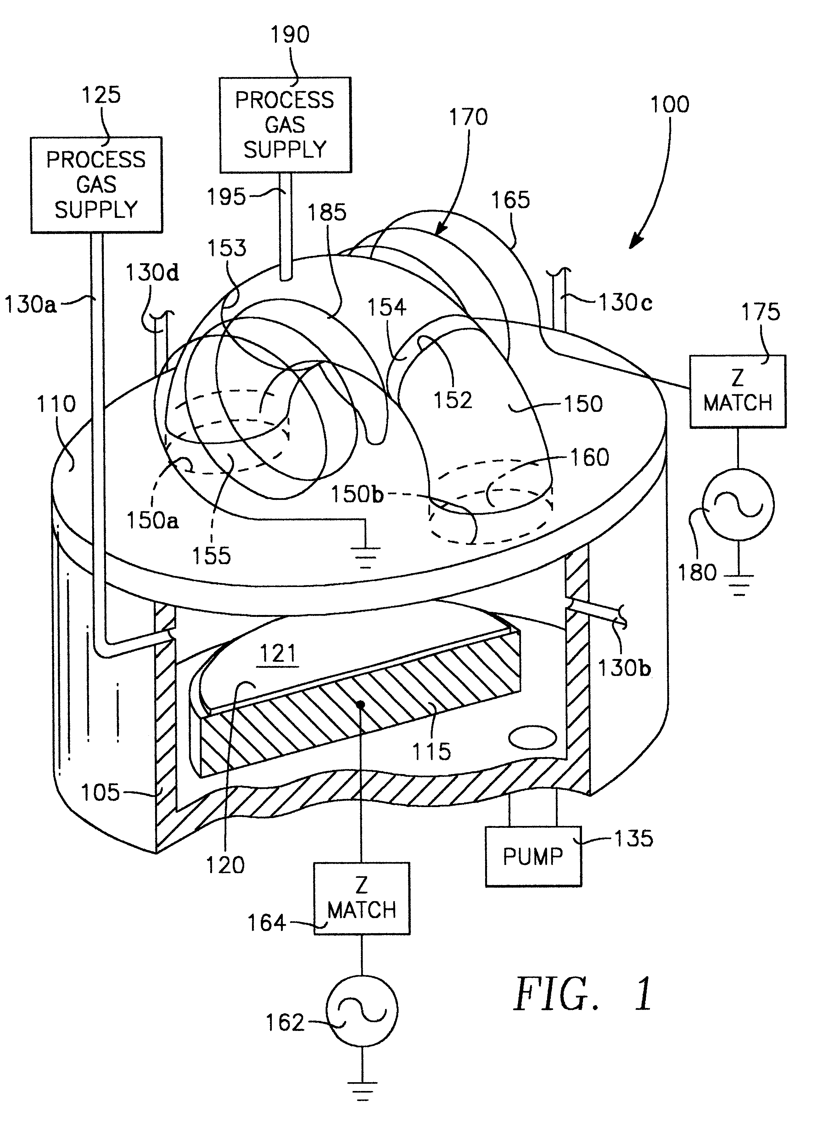 Externally excited multiple torroidal plasma source