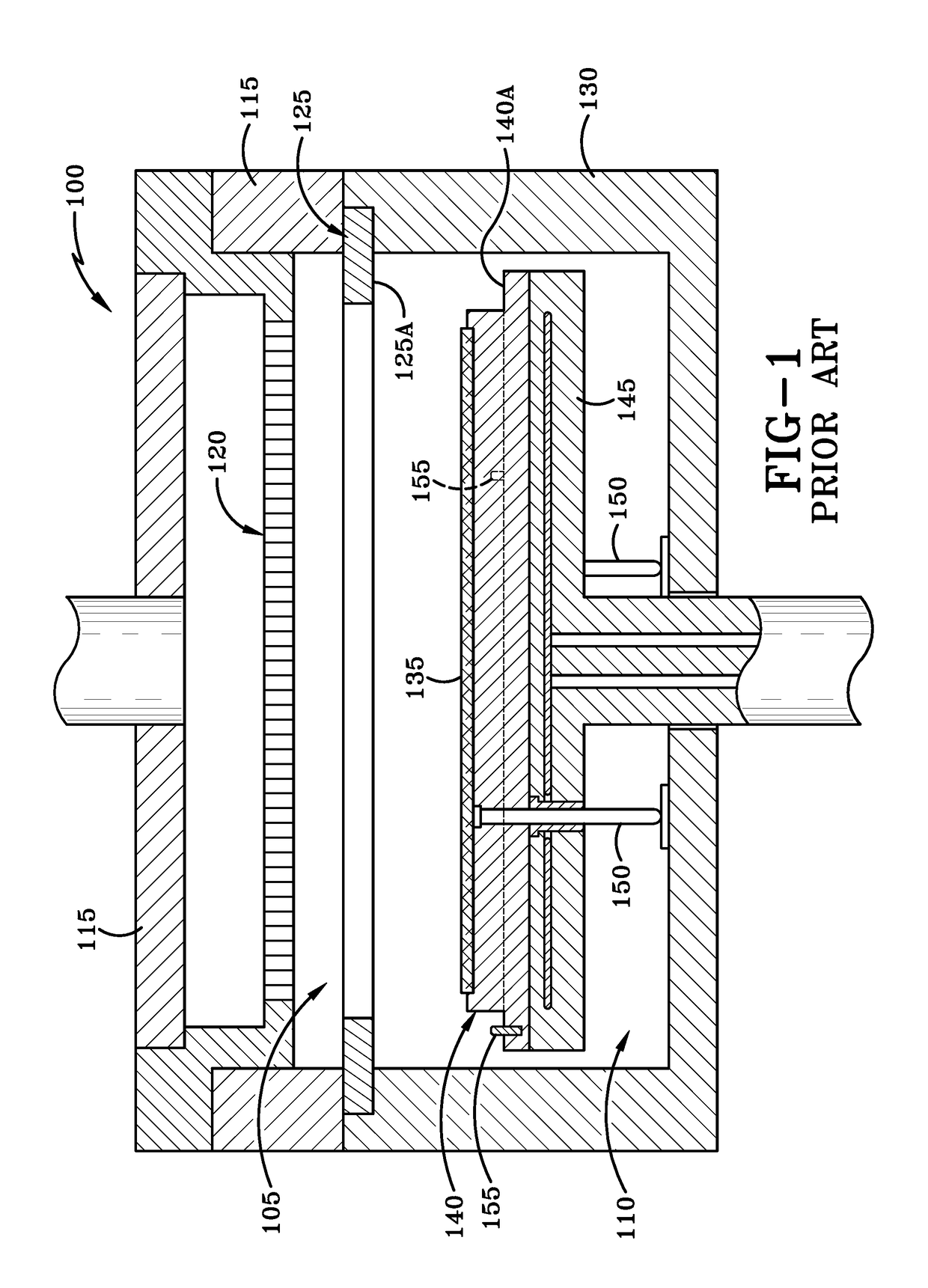 Variable gap hard stop design