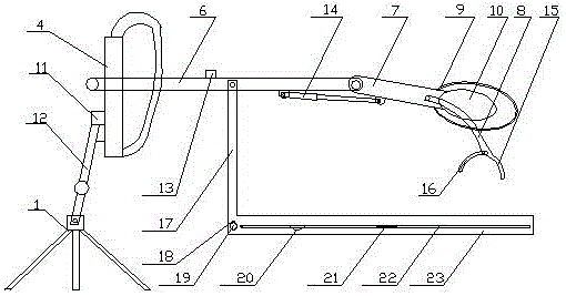 Device for cleaning branch obstacles for distribution network lines