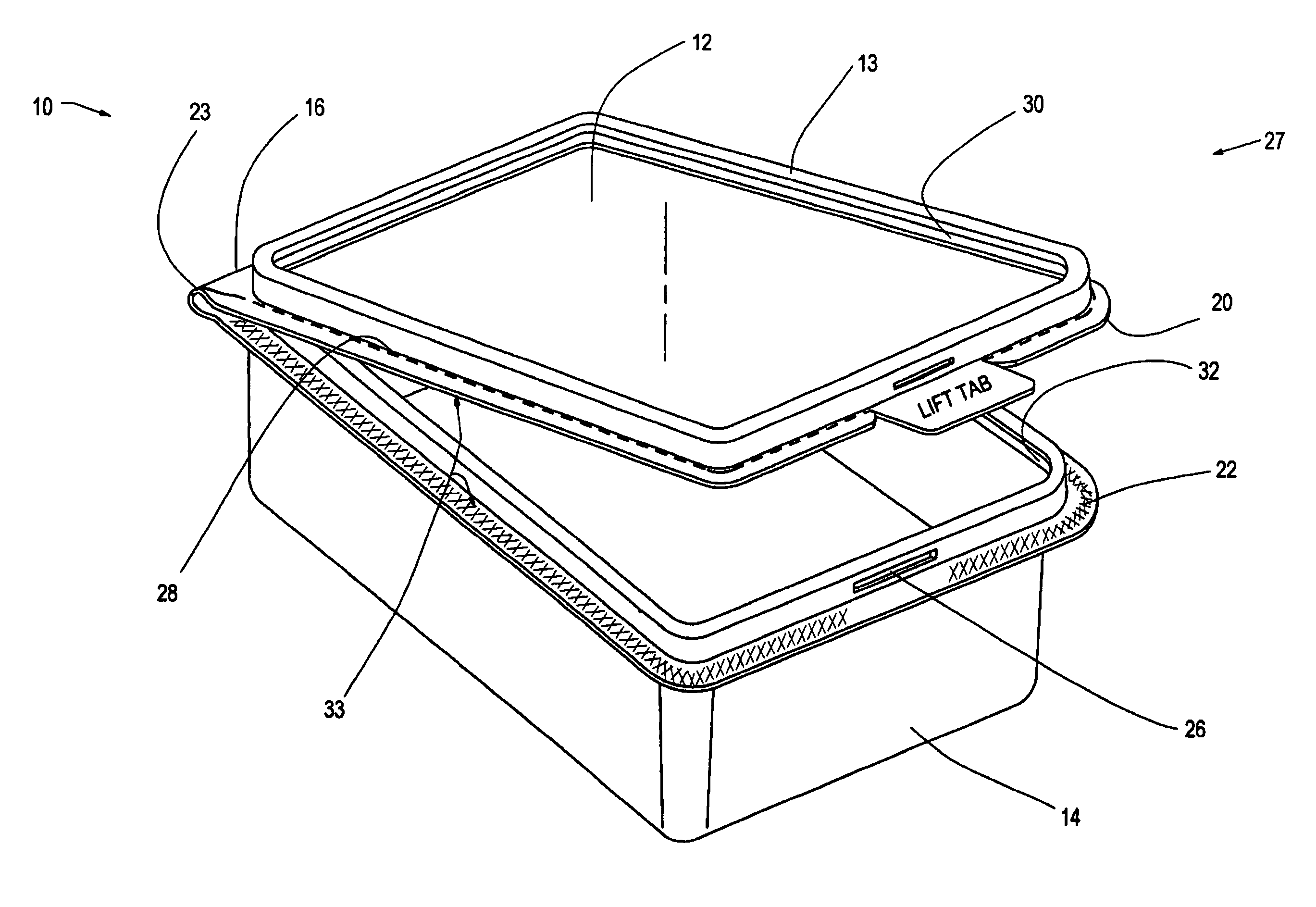 Versatile tamper-evident food container