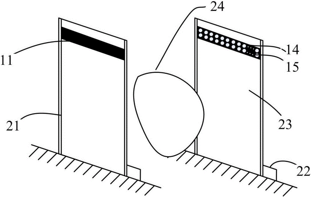 Millimeter wave holographic three-dimensional imaging detection system and method