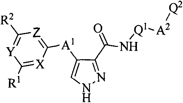 4-(aromatic heterocycle substituted) amino-1h-3-pyrazole carboxamide flt3 inhibitors and uses thereof