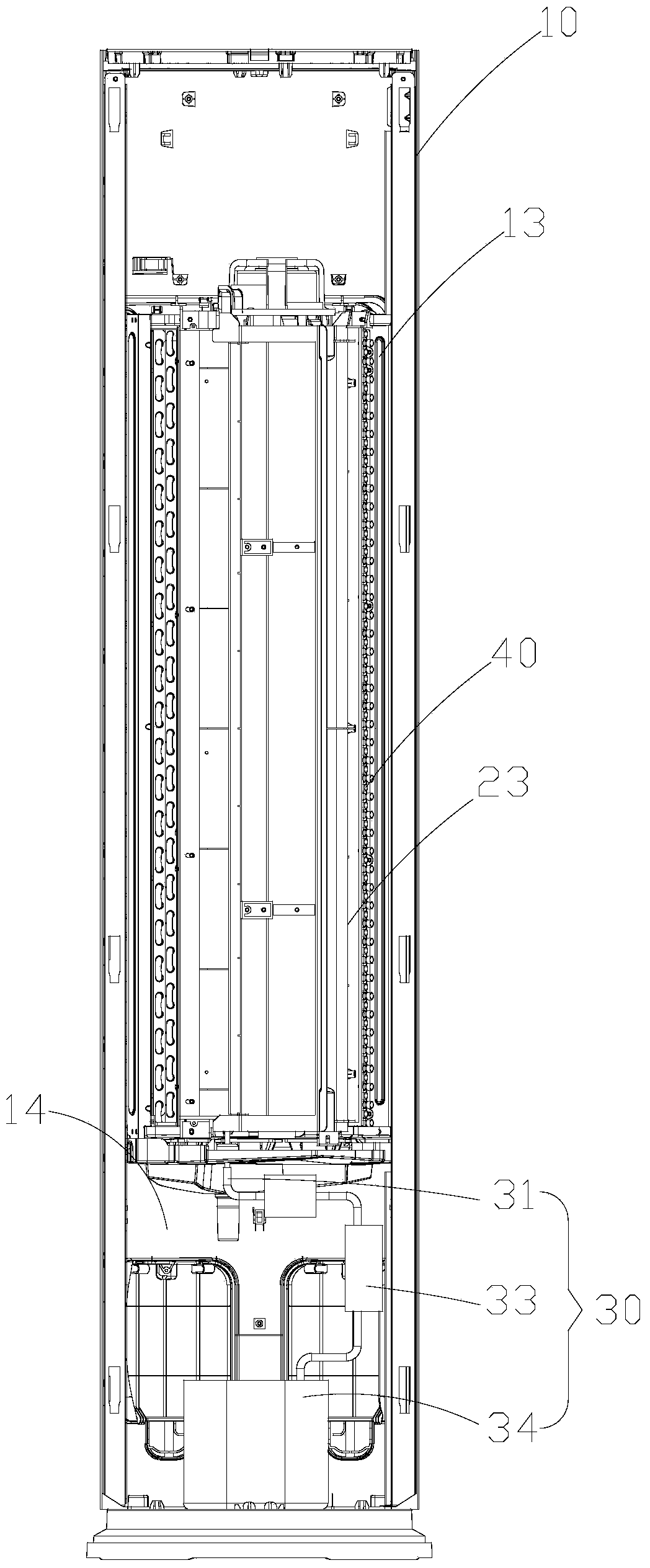 Indoor unit of floor air conditioner