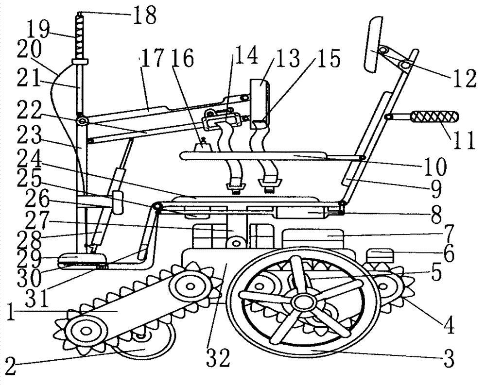 Amphibious barrier free intelligent robot wheel chair for ladder and land