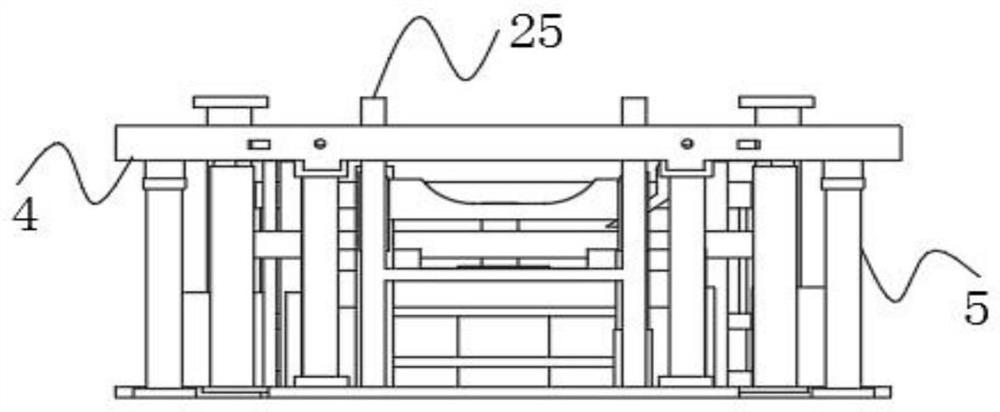 Splicing and welding tool of car body truss structure