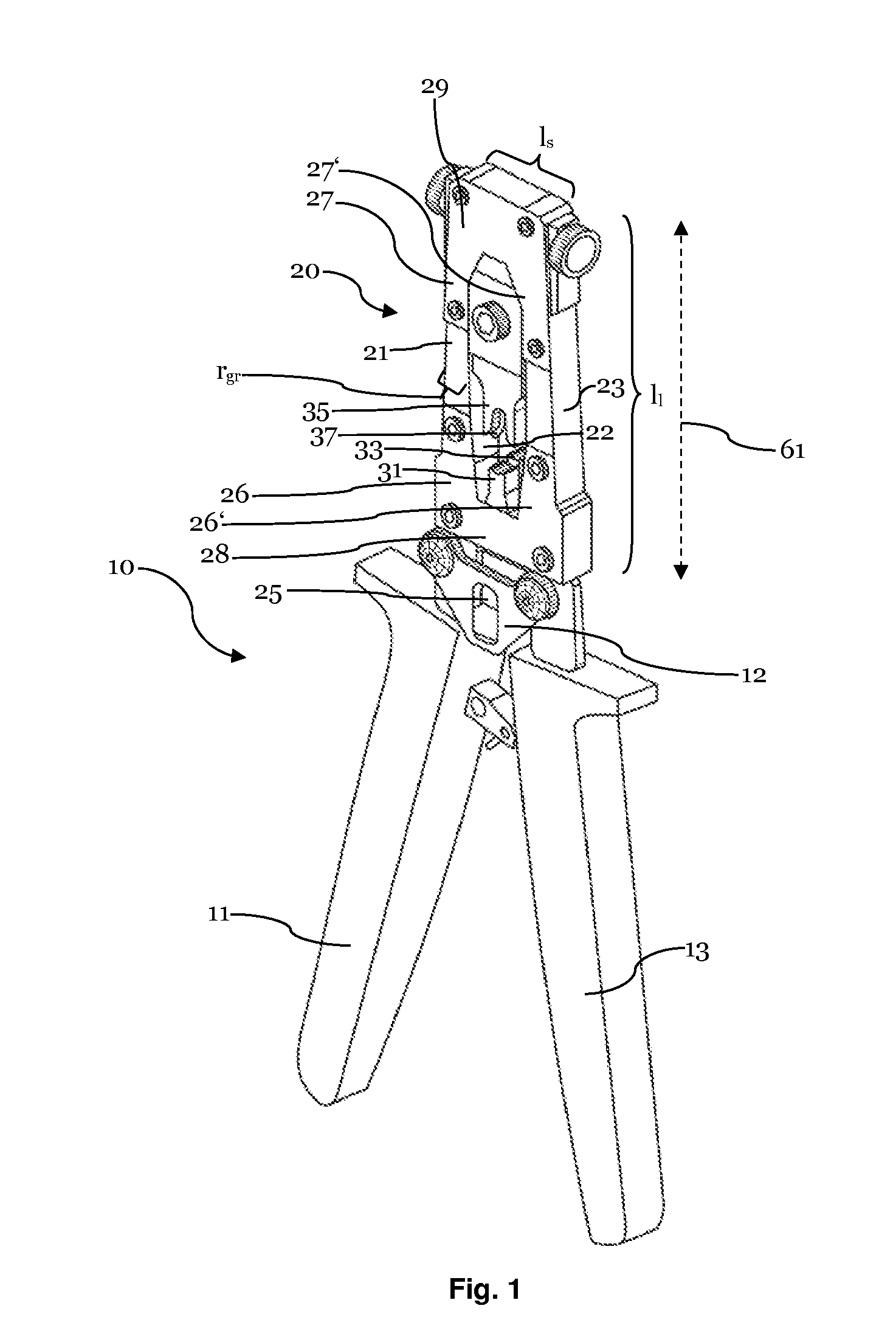 Hand crimp tool