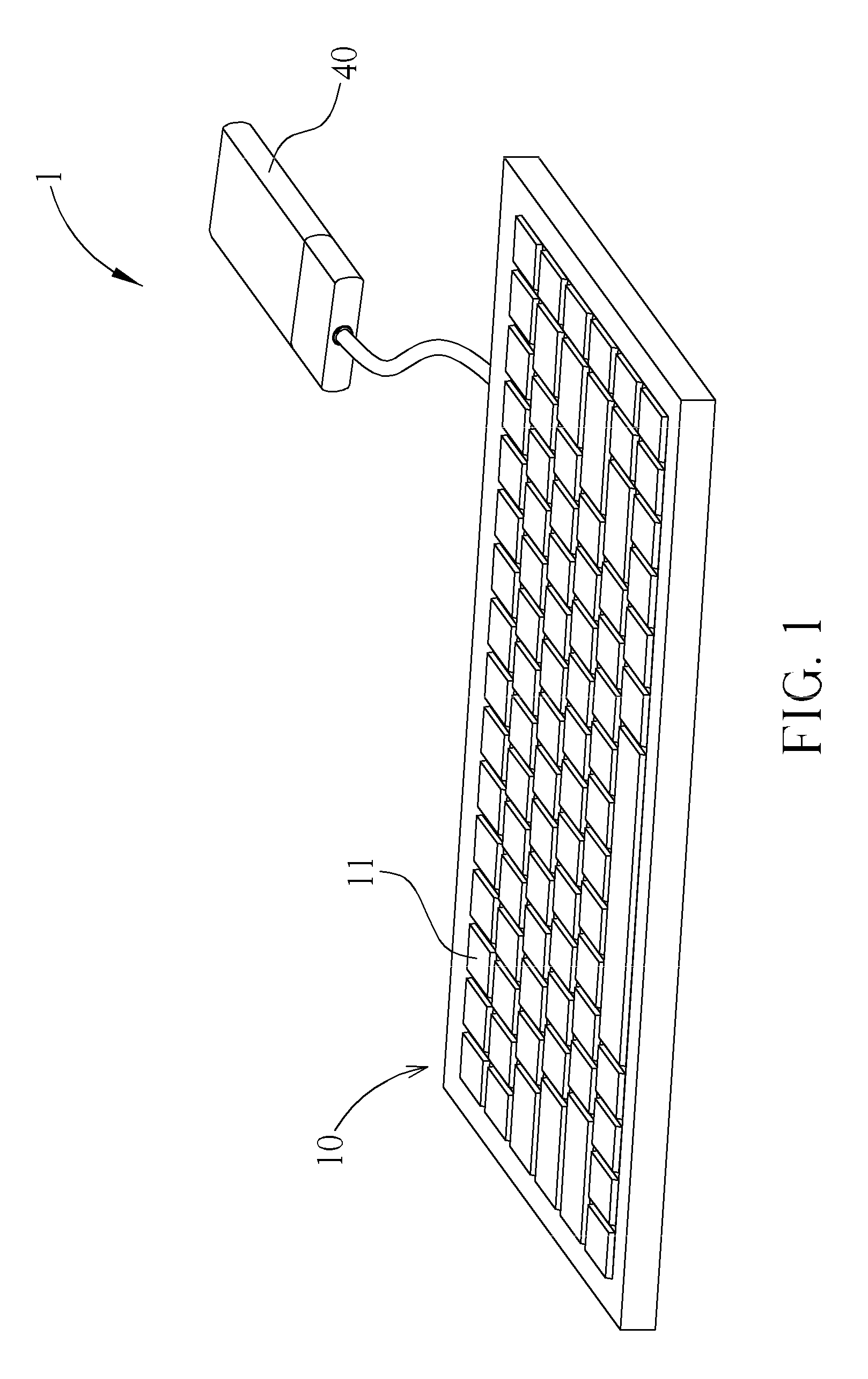 Input module having piezoelectric pad