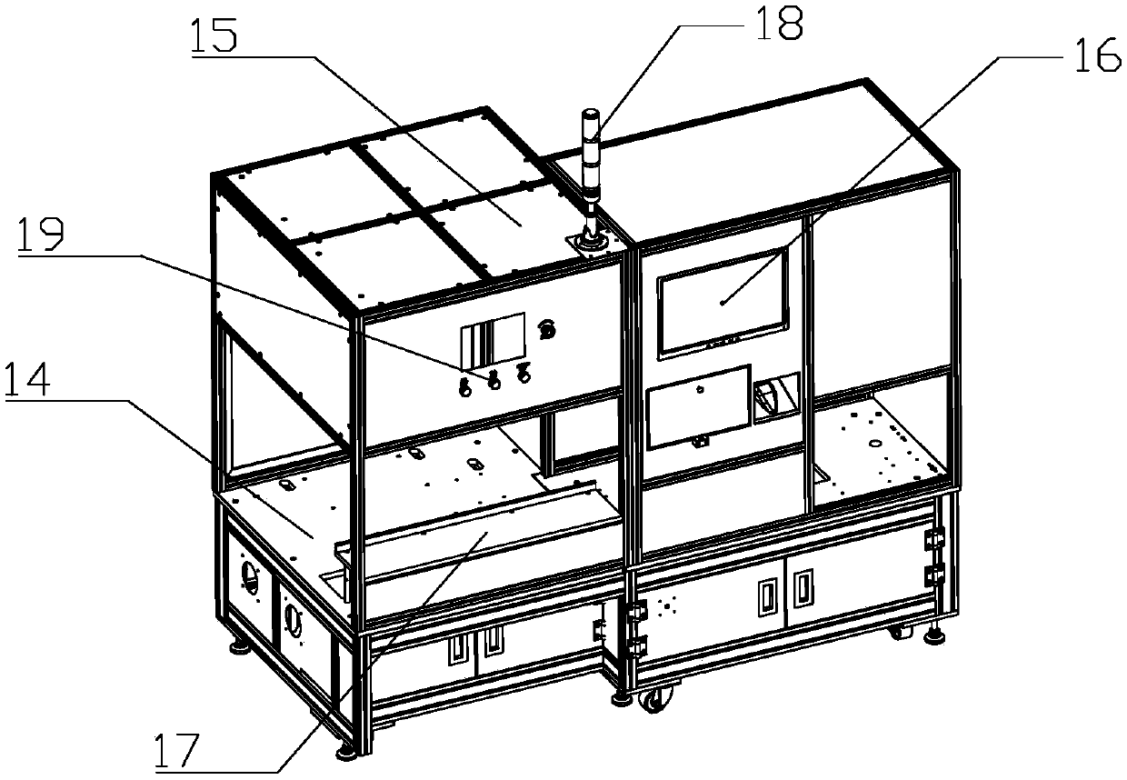 Full-automatic production equipment for square lithium battery