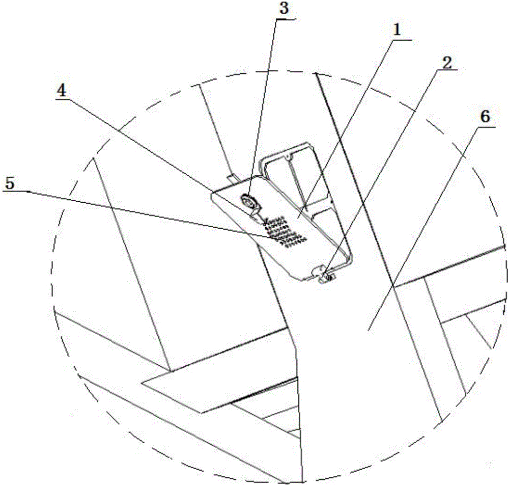 Separatory vessel observation window hinge lock cover