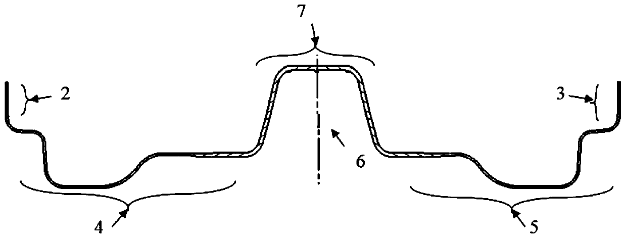 Composite material front floor single bottom plate of passenger vehicle and preparation method