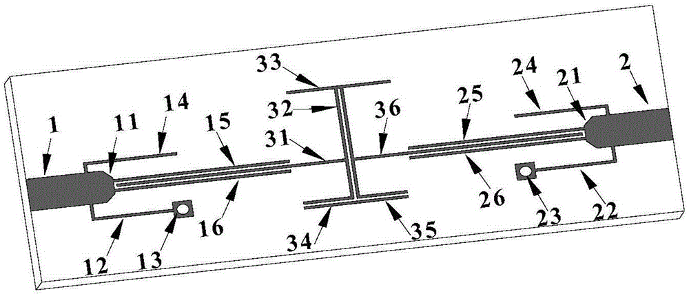 Micro-strip ultra wide band band-pass filter based on novel multimode resonator which is shaped like a Chinese character wang