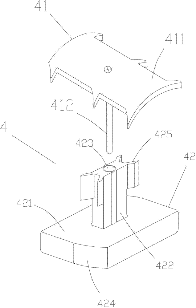 Outdoor wood plastic floor installation structure and installation method