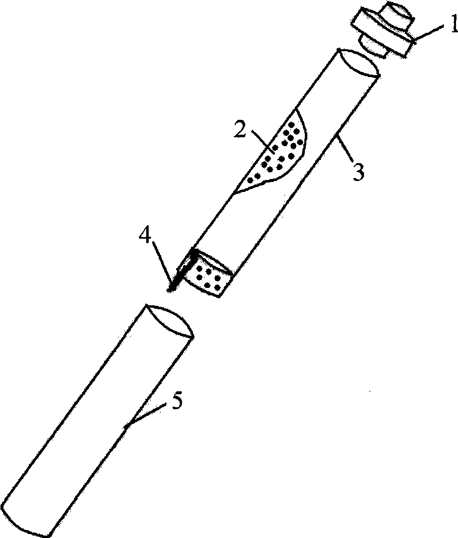 Manual thermit welding electrode and preparation and using methods thereof