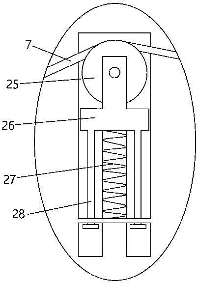 A grinding wheel cutting machine capable of automatically clamping and blocking