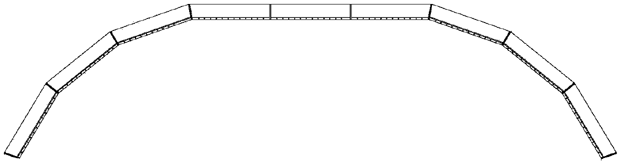 Fabricated specially-shaped roof structural system and construction method thereof