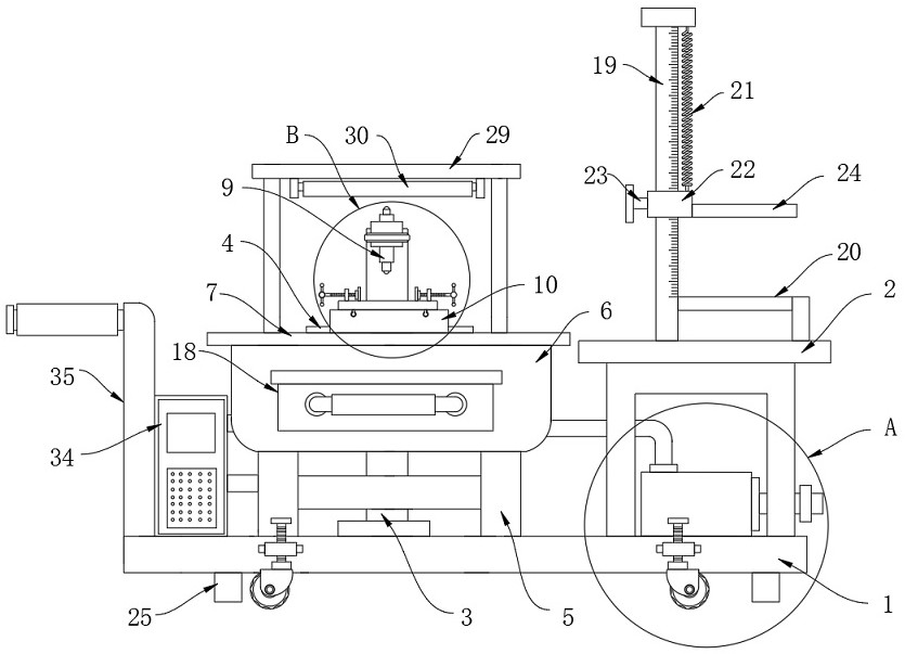 Laser processing device for mechanical accessory production