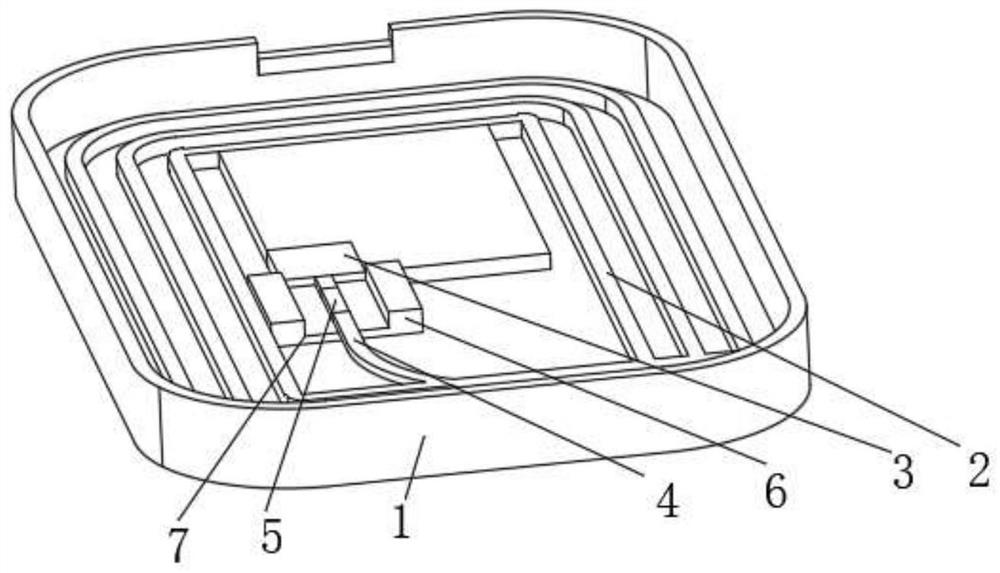 Disposable RFID electronic anti-counterfeit tag structure