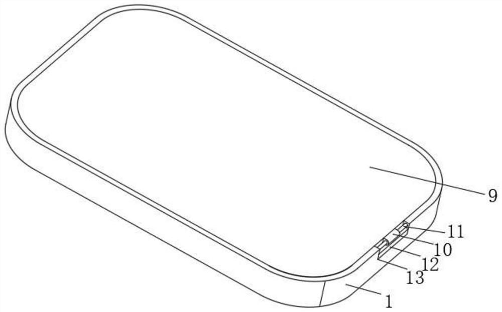 Disposable RFID electronic anti-counterfeit tag structure