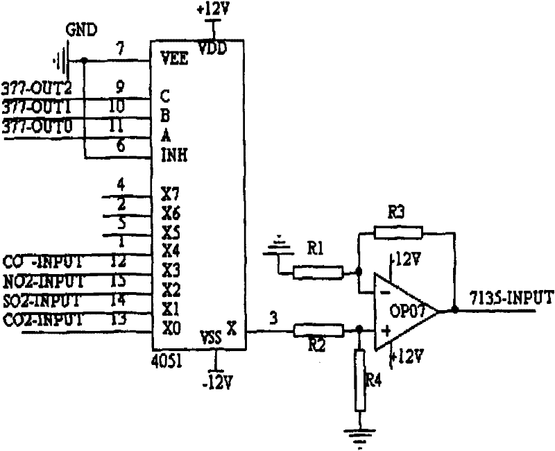 Monitoring device for detecting leakage of hydrazine gas and using method thereof