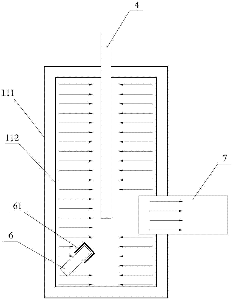 Depositing cavity device for preparing optical fiber perform by VAD and cleaning method