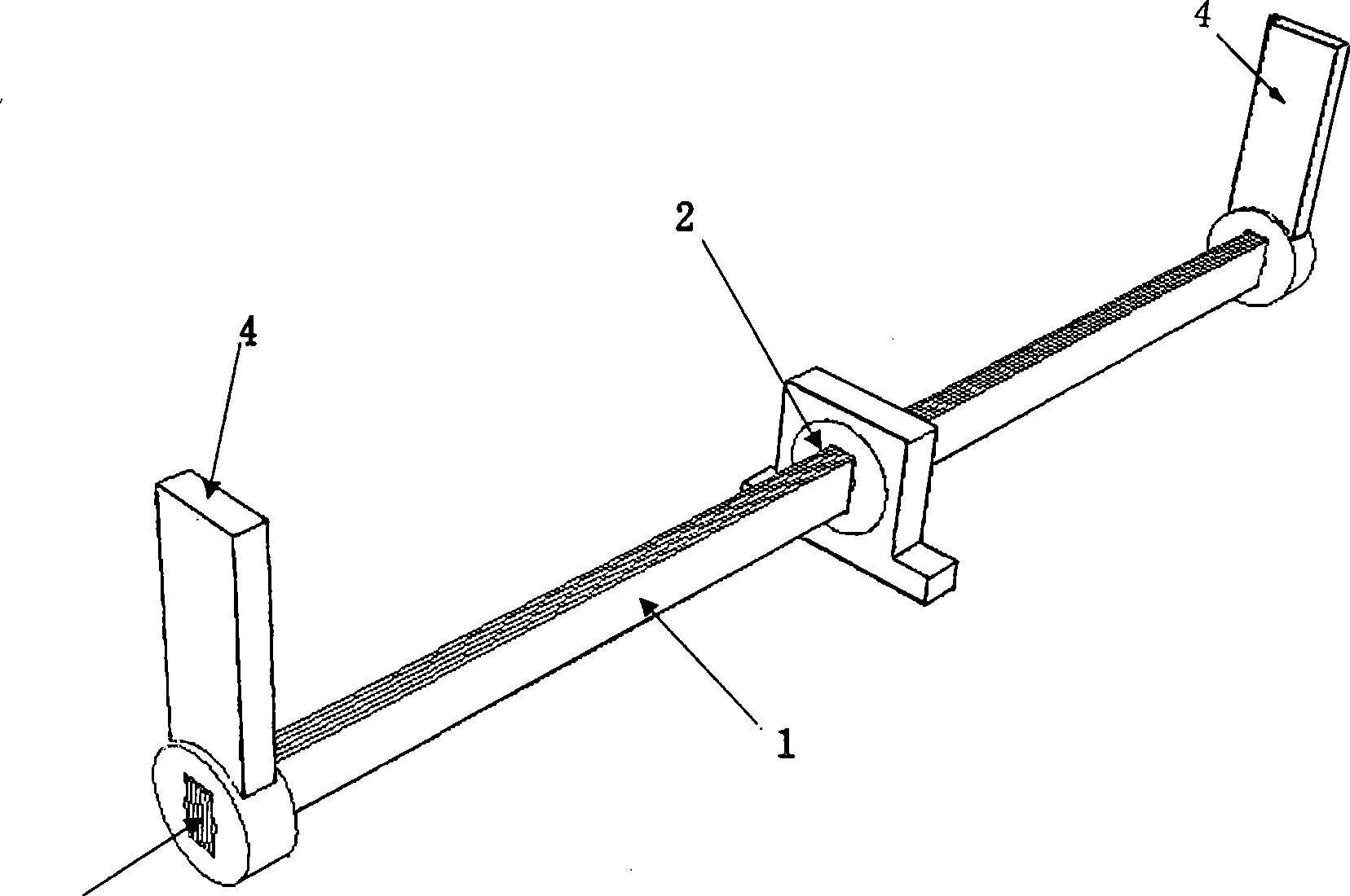 Laminated torsion spring