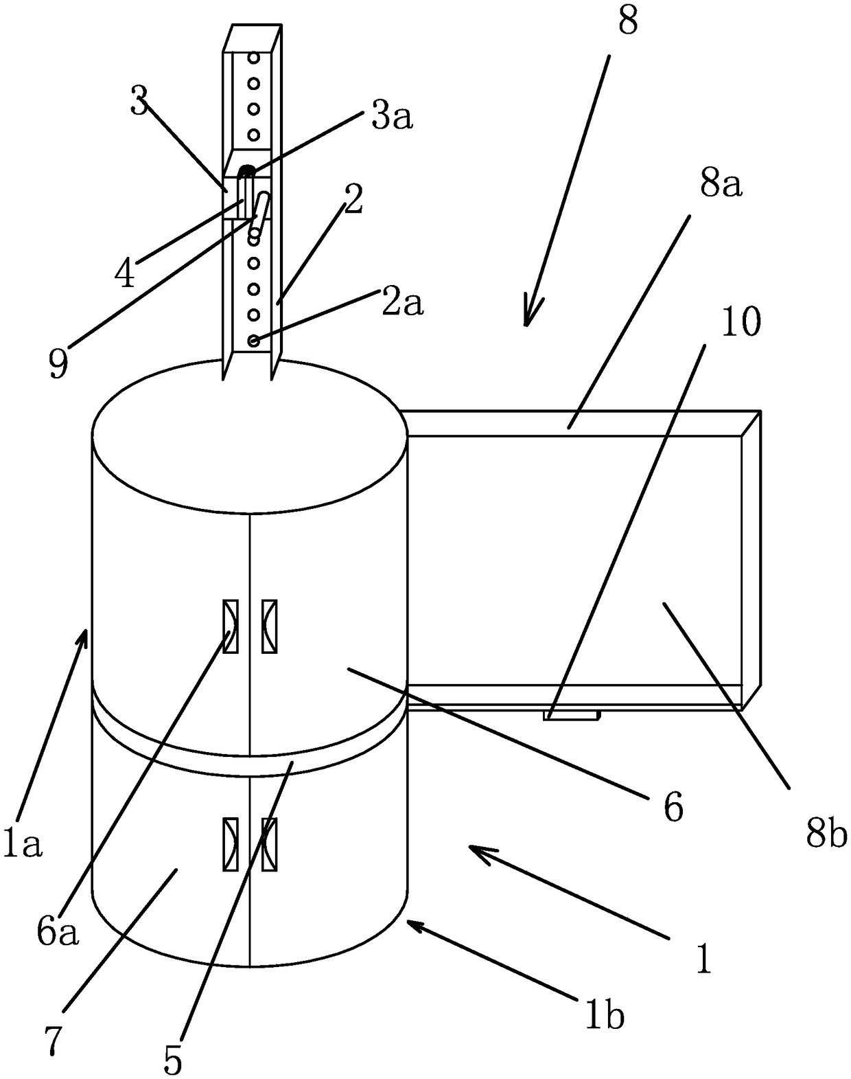 Bathroom object integrating device