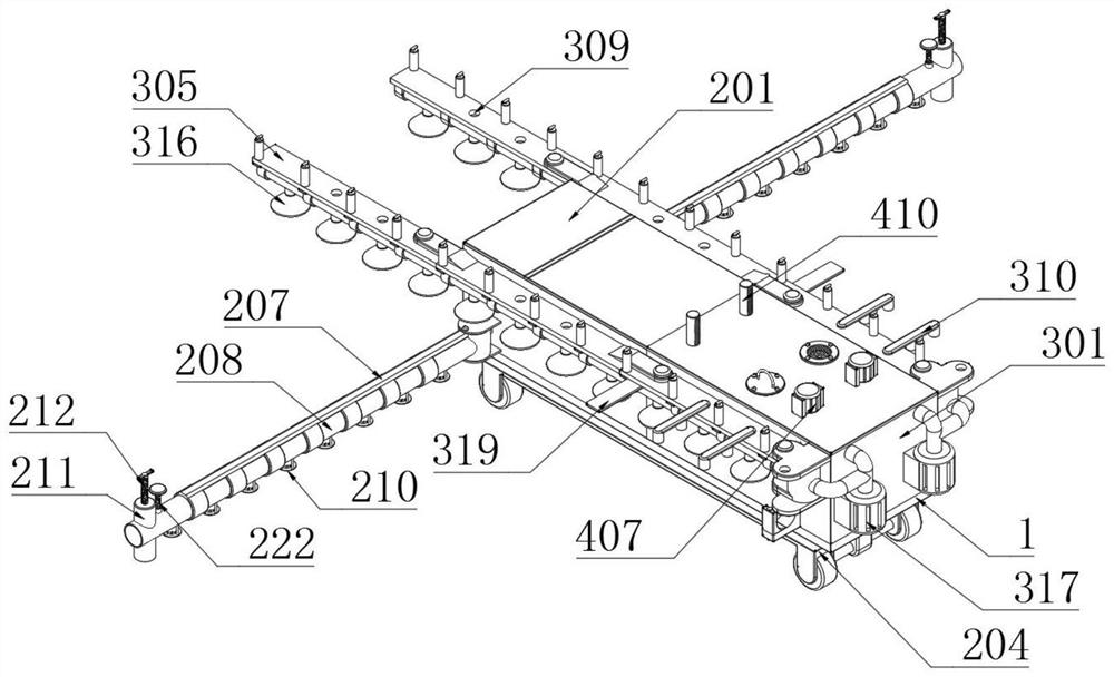 Rice lattice field planting system