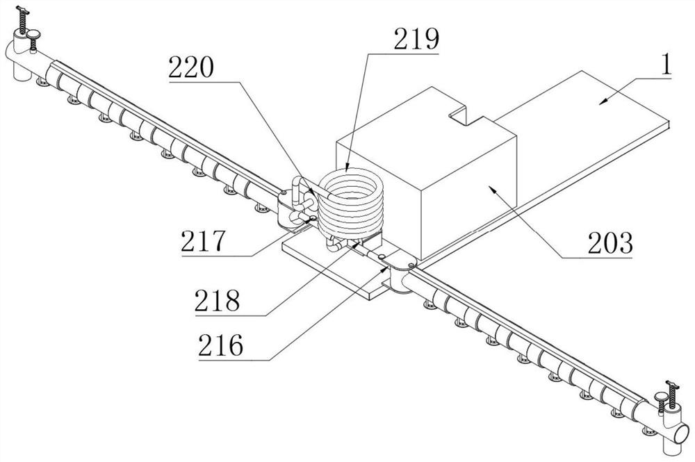 Rice lattice field planting system