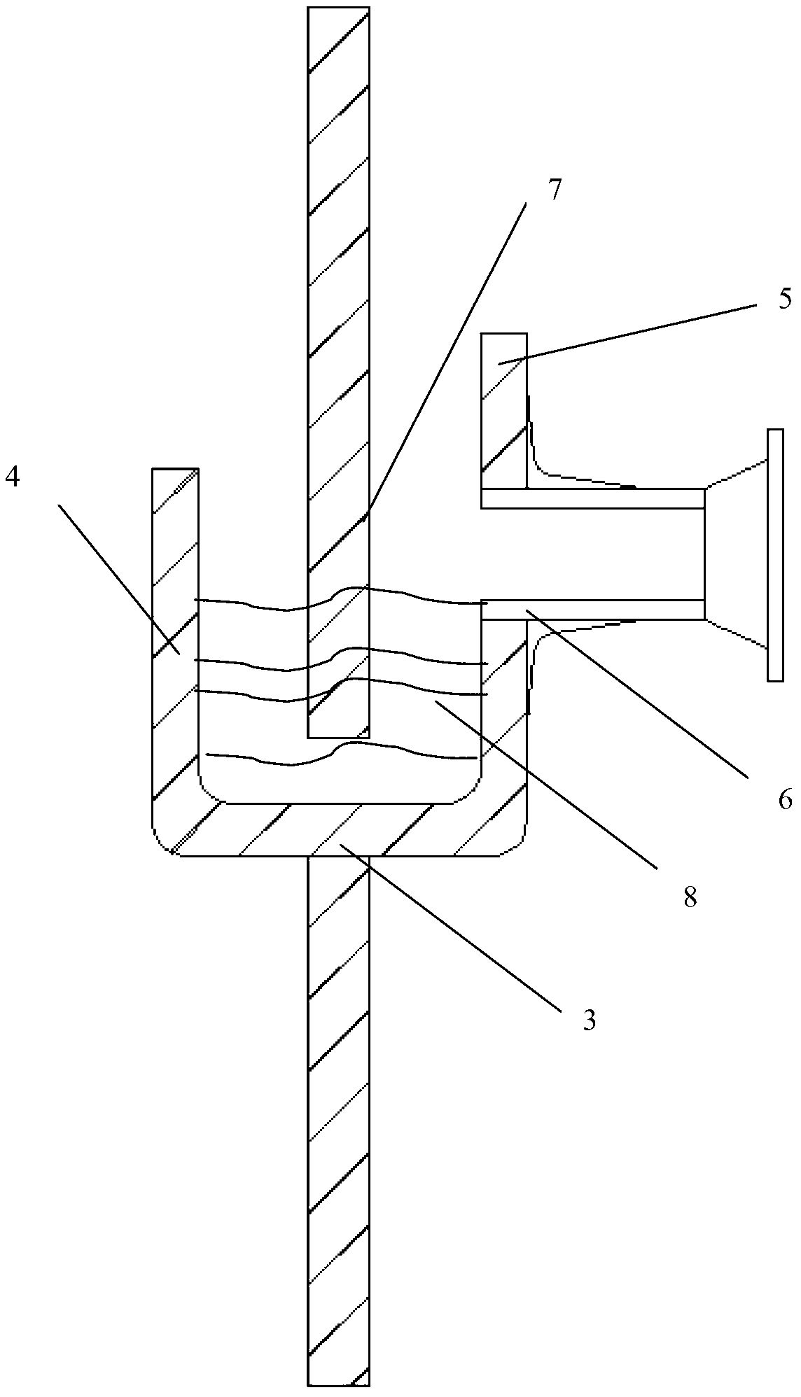 Chimney adopting glass fiber reinforced plastic chimney inner barrel to discharge low-temperate high-humidity smoke