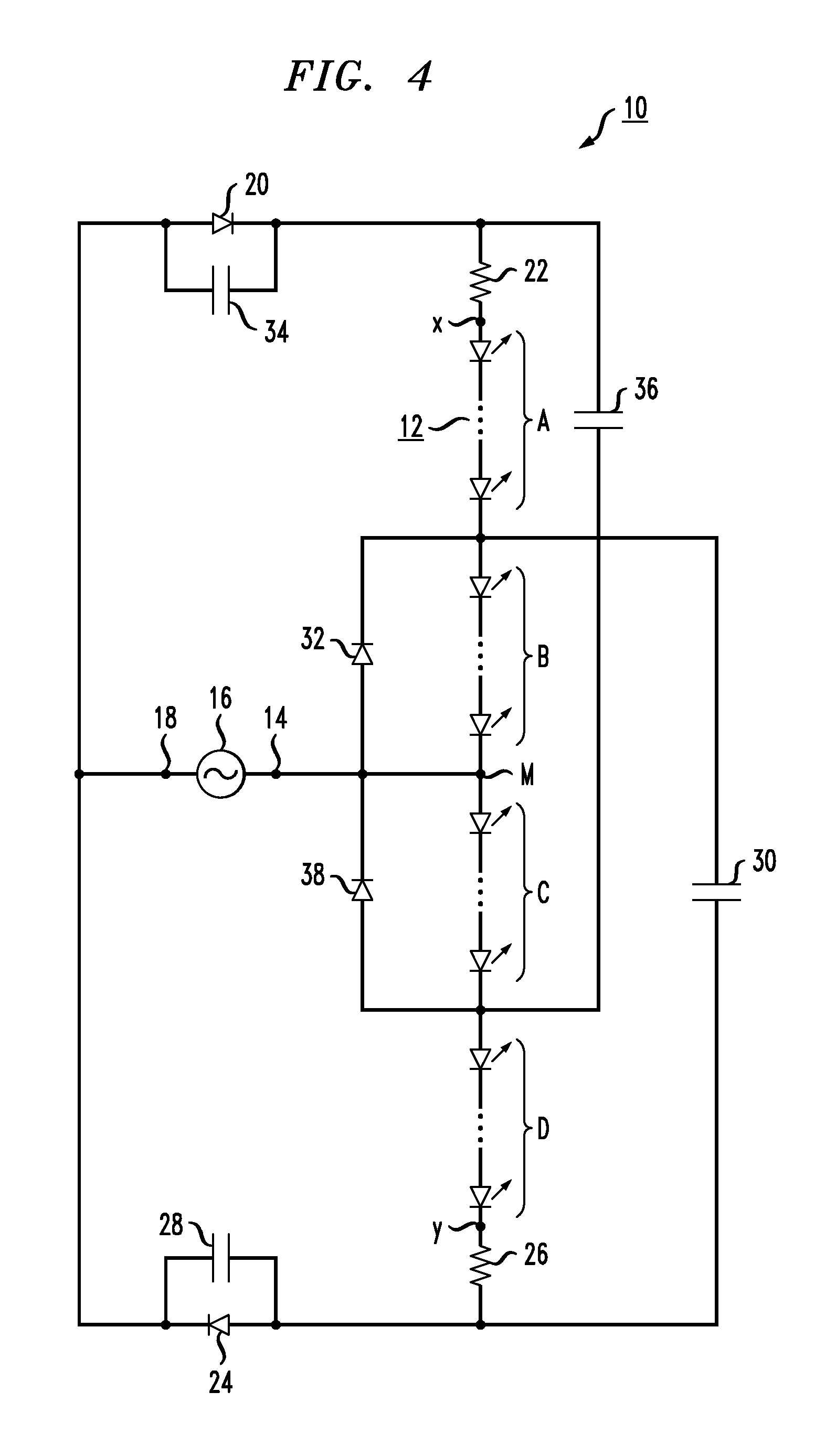 Ac-powered LED light engine