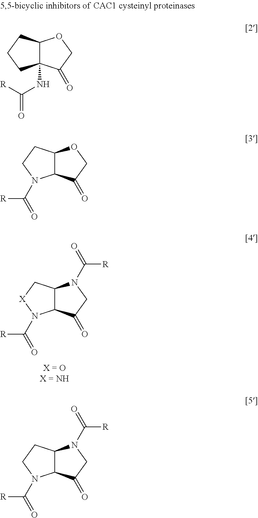 Furo[3,2-B] pyrrol -3-one derivatives and their use as cysteinyl porteinase inhibitors