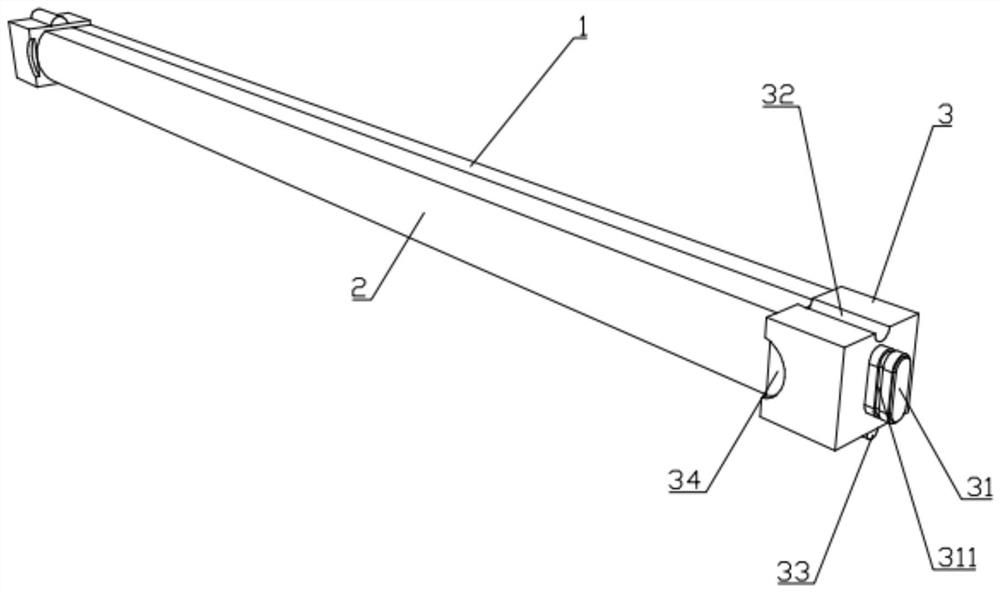 LED light bar structure of frameless light box