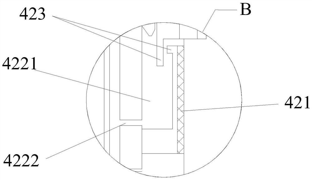 Rolling bearing protection device and a suitable vertical axis tidal current energy generating device thereof