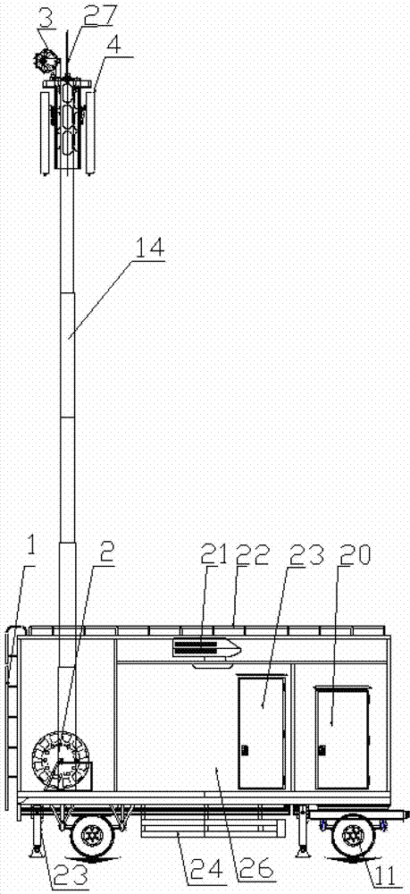 Novel mobile communication base station