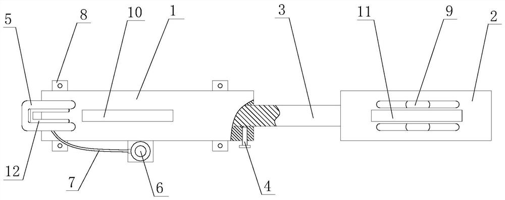 A bicycle parking rack