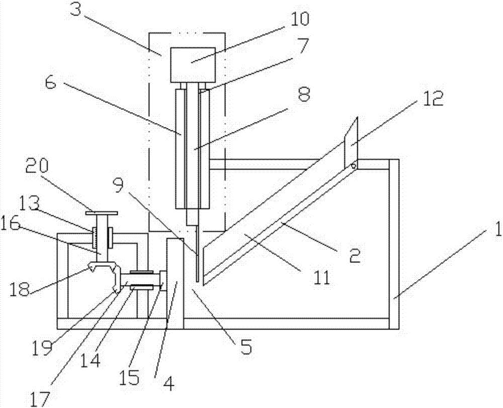 Adjustable Chinese yam slicing device