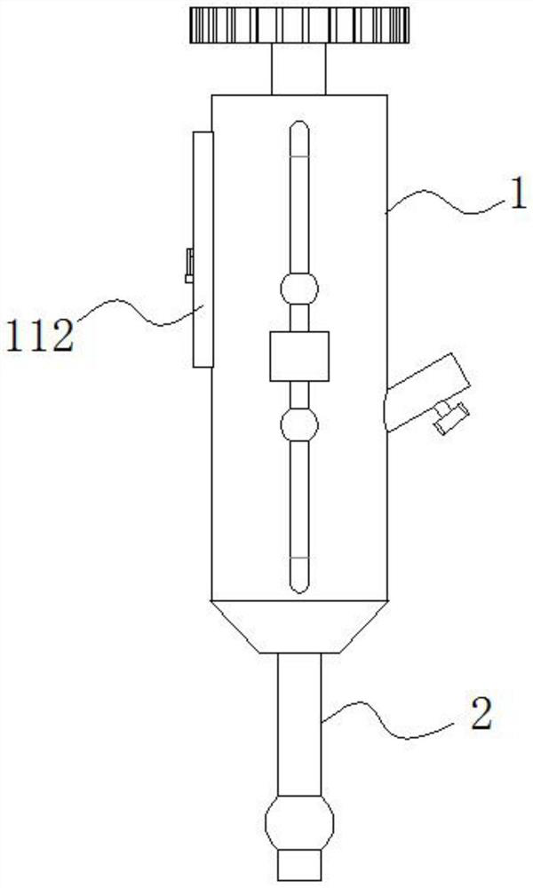 Adjusting assembly based oil injector for mechanical equipment maintenance