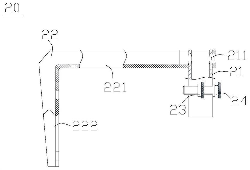 Pressure vessel top cover supporting device and method thereof