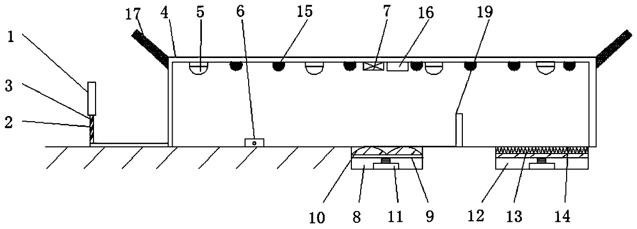 A safety alarm system and method in a road tunnel