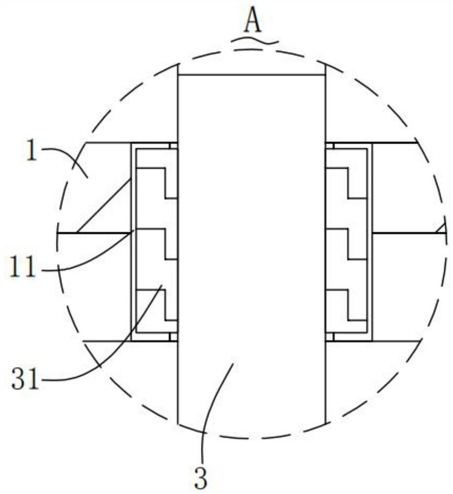 Semi-submerged marine generator with tail gas noise reduction structure