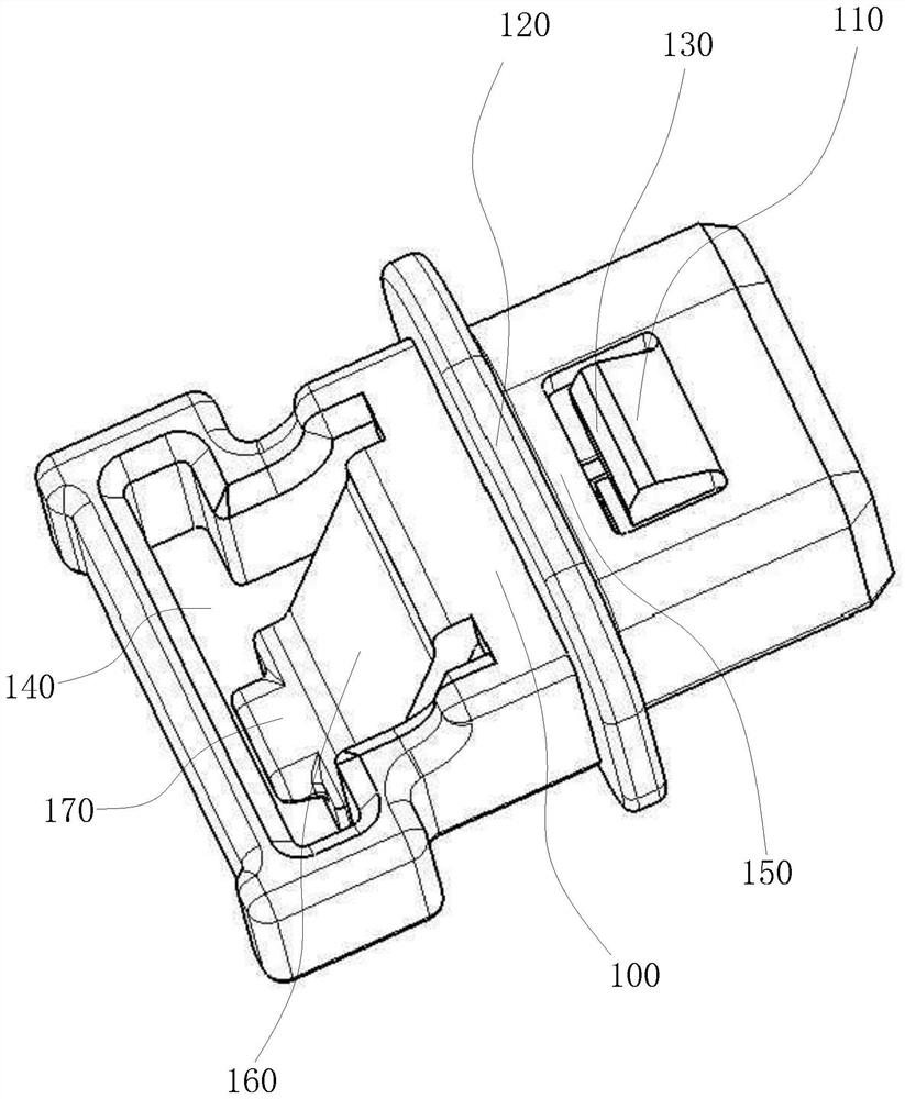 Self-locking mechanism, end cover assembly, installation method of end cover assembly, water cutting part and automobile