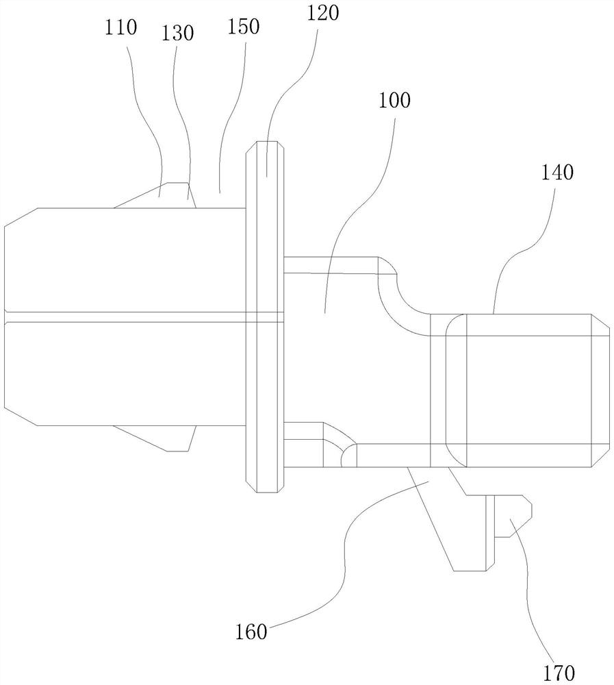 Self-locking mechanism, end cover assembly, installation method of end cover assembly, water cutting part and automobile