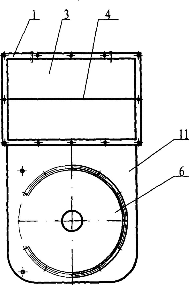 Air-air cooling three-phase asynchronous motor fan cover