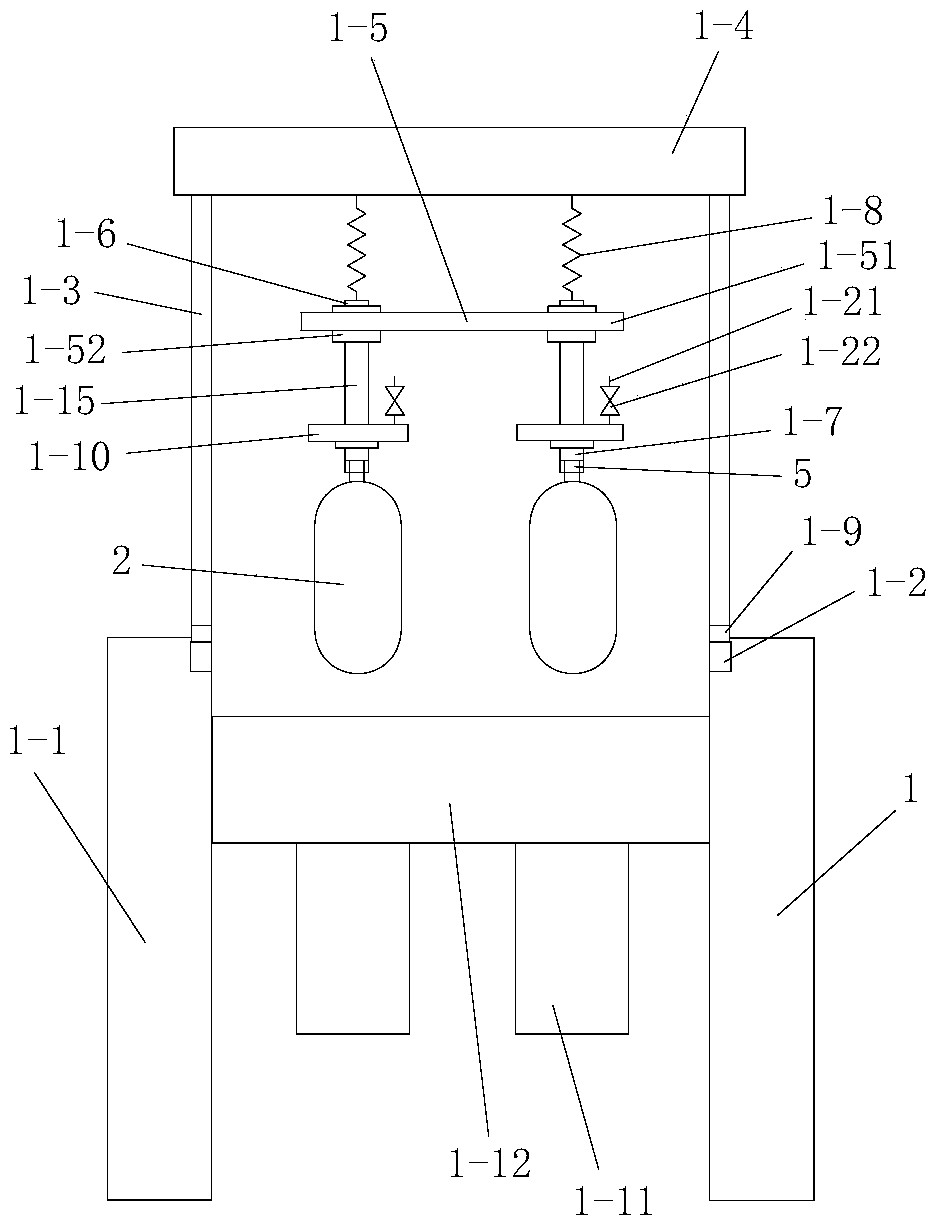 A carbon fiber gas cylinder automatic detection line and detection method