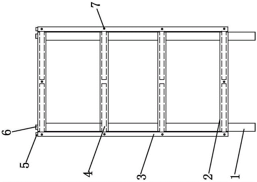 Device for anti-falling partition in elevator shaft